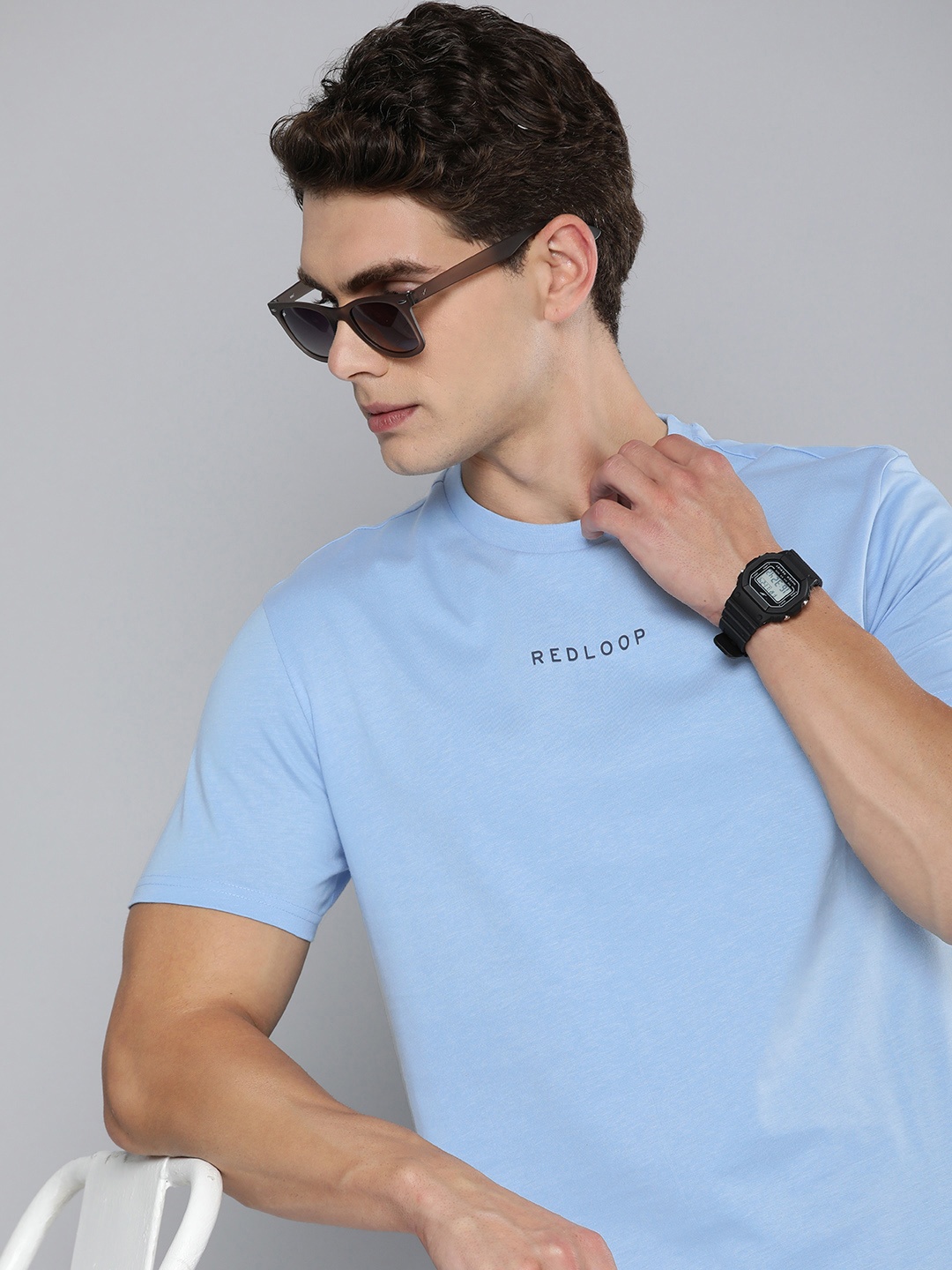 

Levis Men Pure Cotton T-shirt, Blue