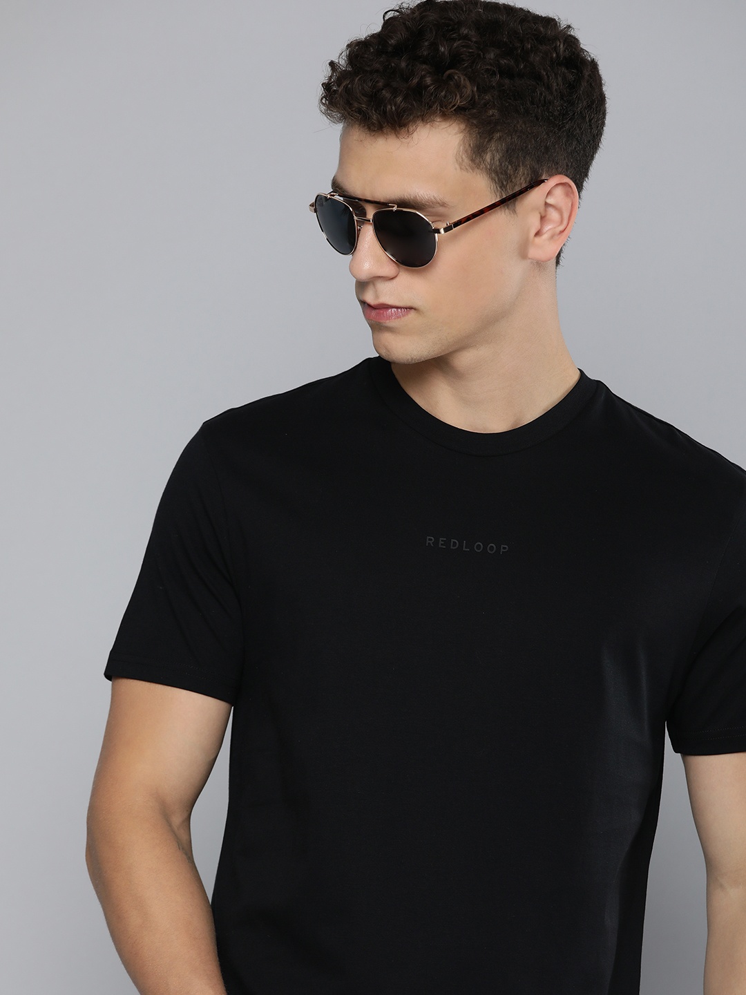 

Levis Pure Cotton Typography Printed Casual T-shirt, Black