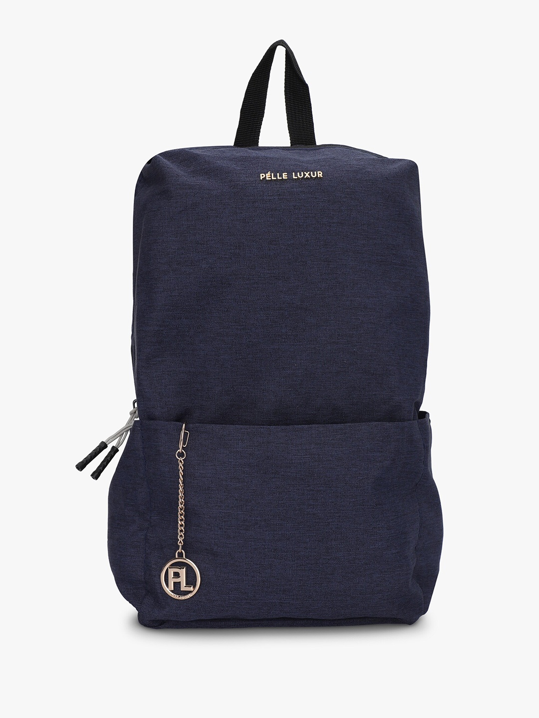 

PELLE LUXUR Women Canvas Backpack, Navy blue