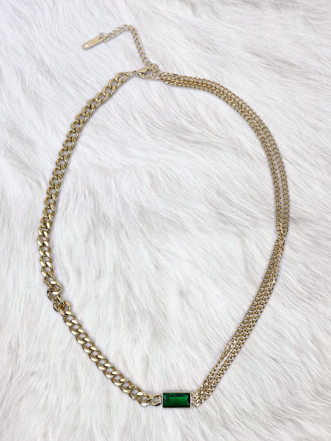 

Krelin Gold-Plated Stone Studded Chain