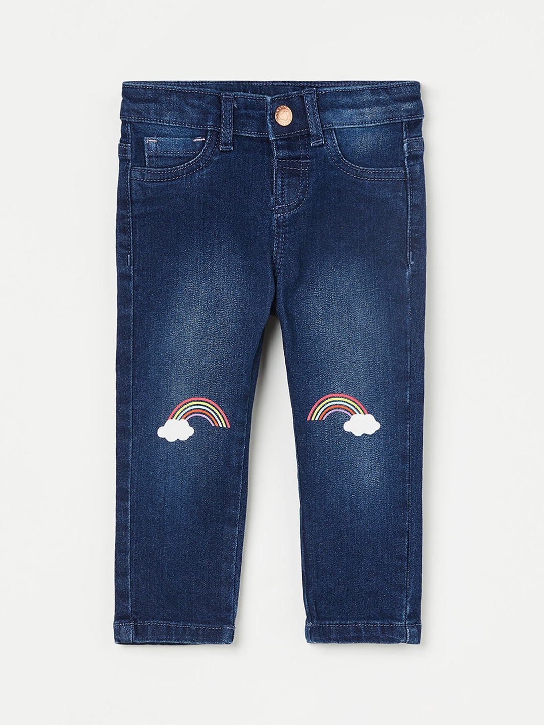

Juniors by Lifestyle Girls Slim Fit Clean Look Light Fade Stretchable Jeans, Blue