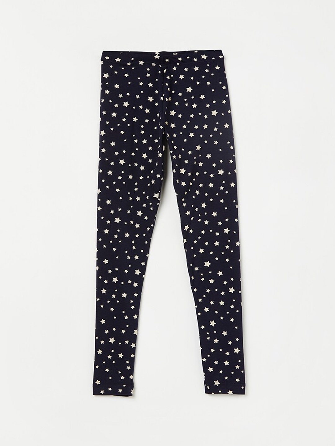 

Fame Forever by Lifestyle Girls Printed Cotton Ankle Length Leggings, Blue