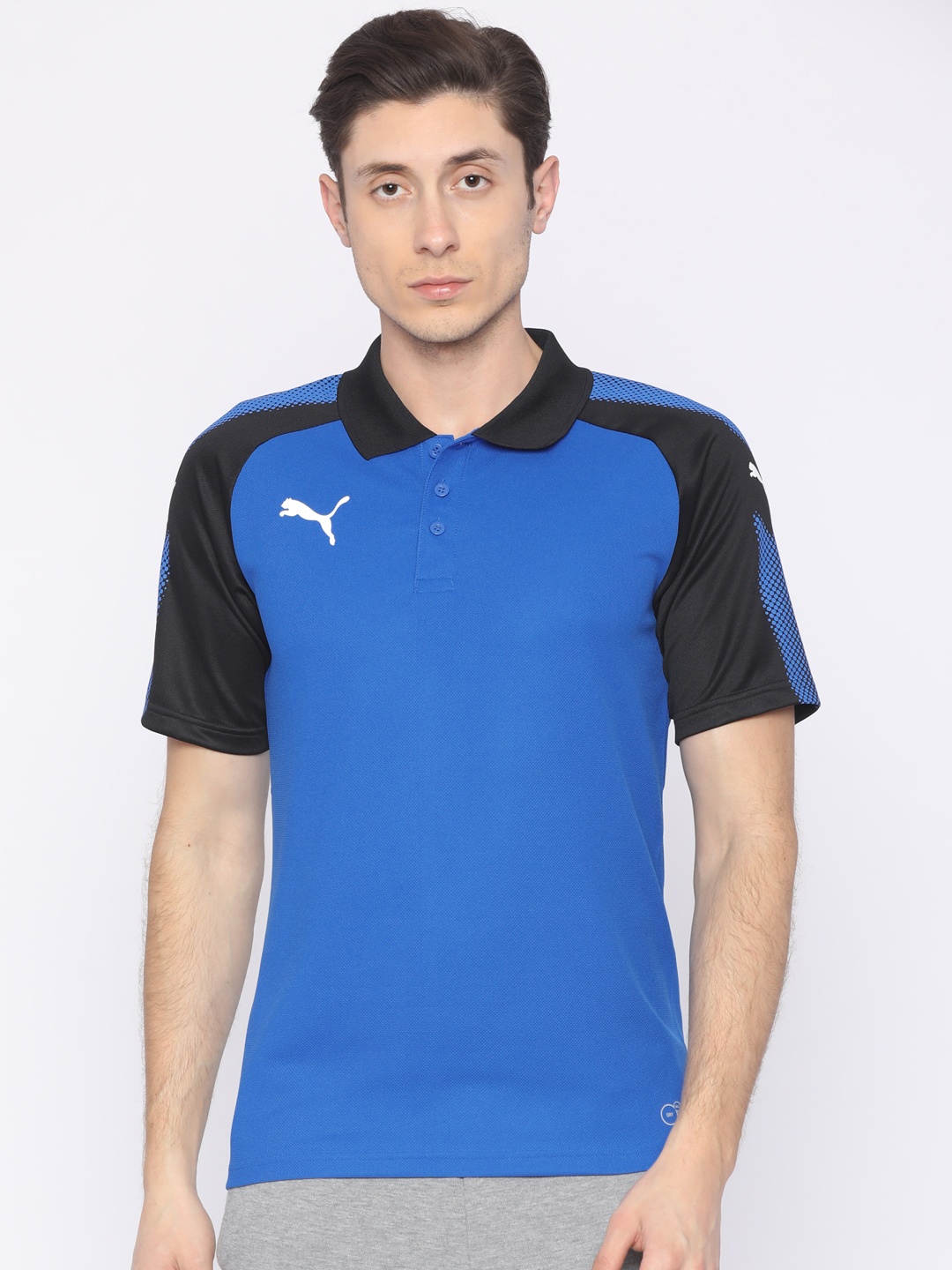 

Puma Men Blue Ascension Training Polo T-shirt