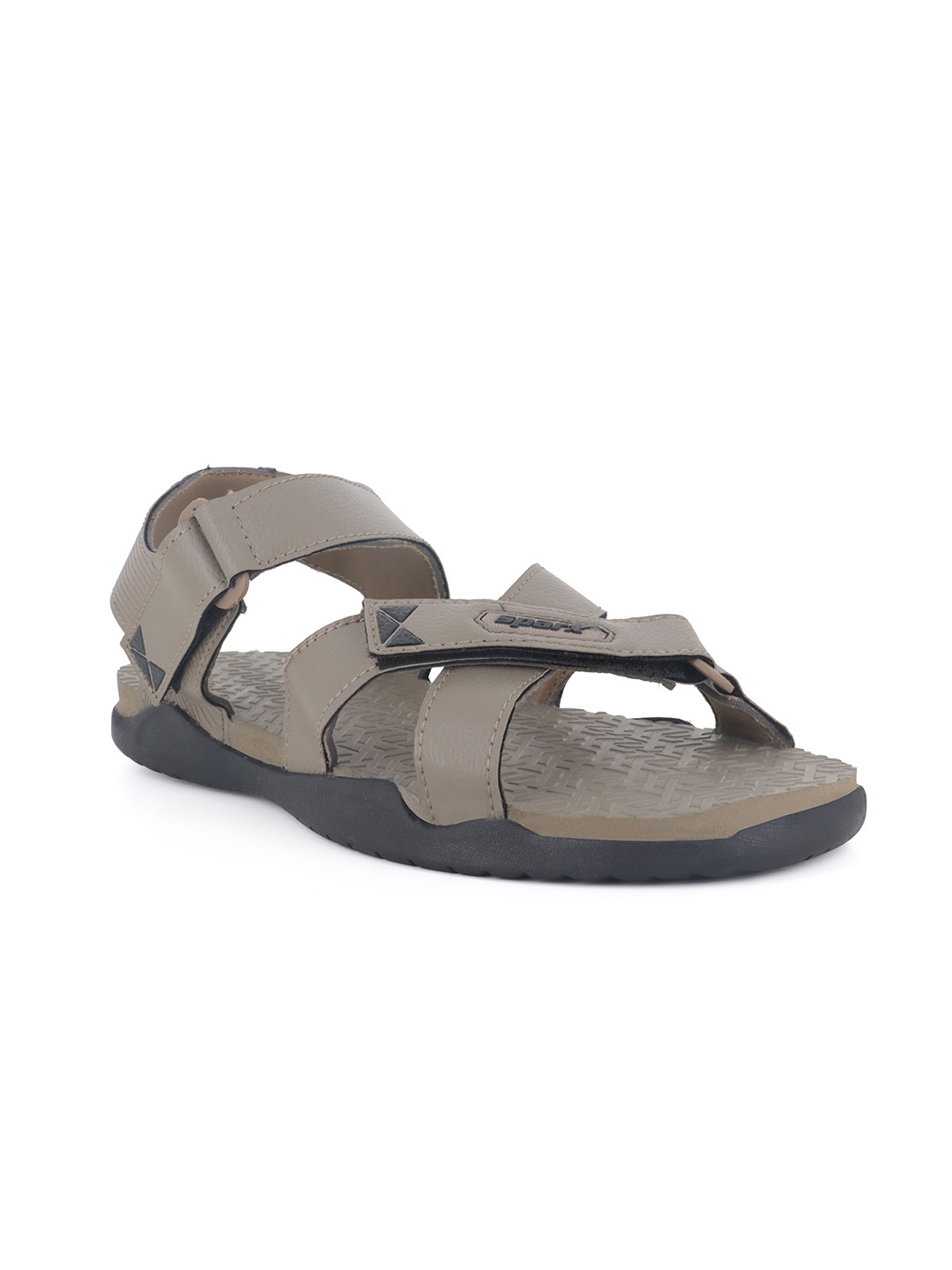

Sparx Men Textured Sports Sandals, Camel brown