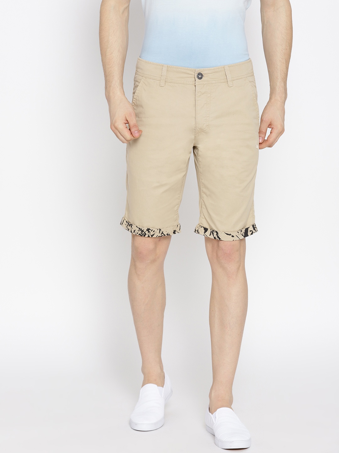 

Puma Men Beige Regular Fit Solid Chino Shorts