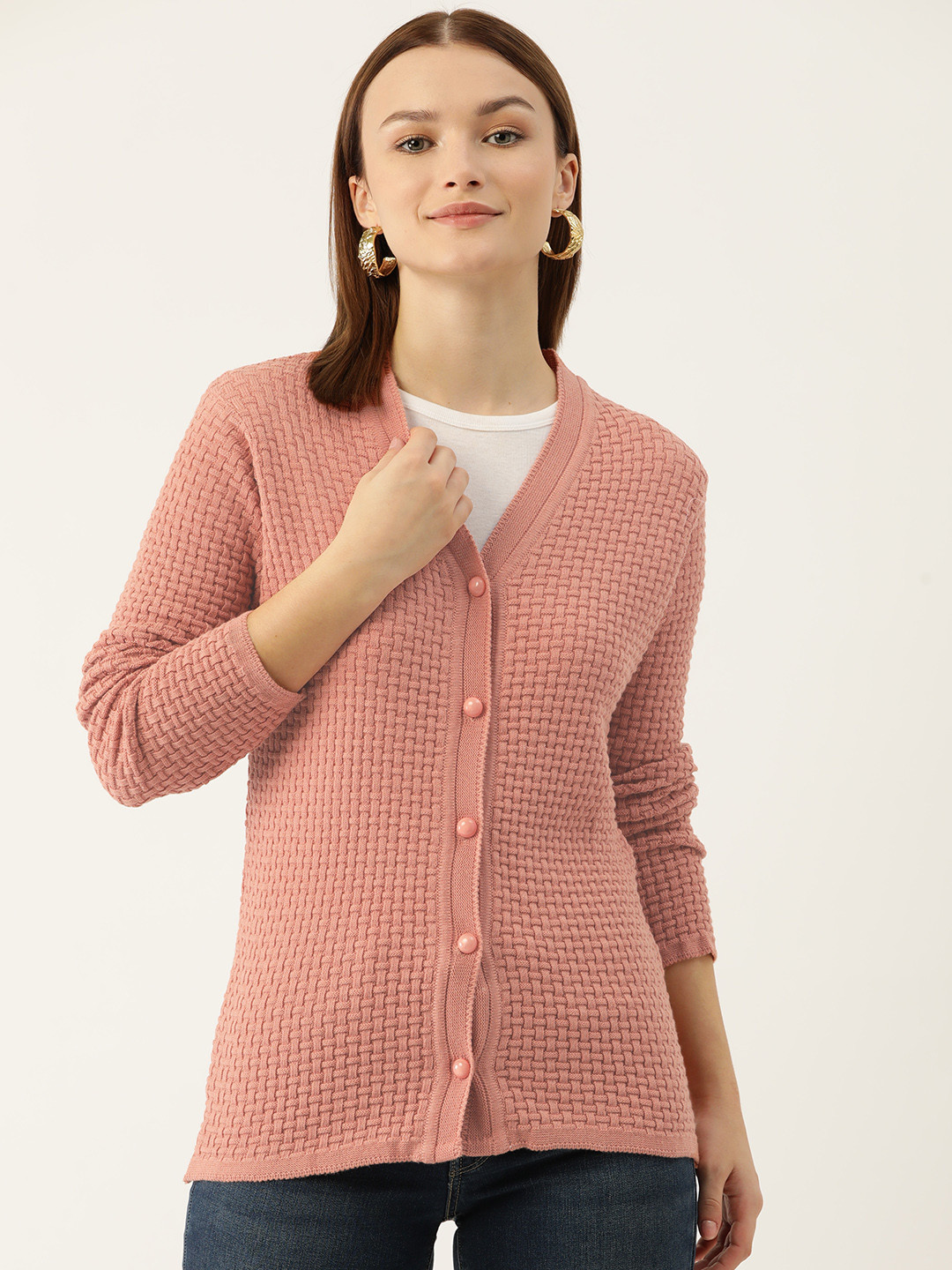 

American Eye Self Designed Cardigan, Peach