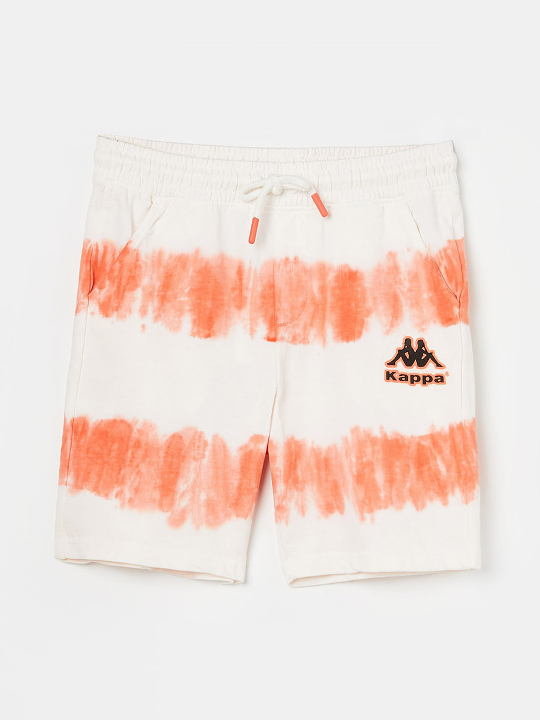 

Kappa Boys Striped Mid-Rise Shorts, Orange