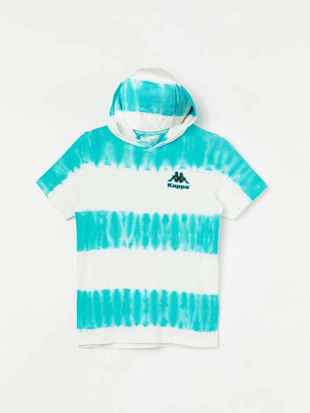 

Kappa Boys Tie-Dyed Hooded Cotton Tshirt, Blue