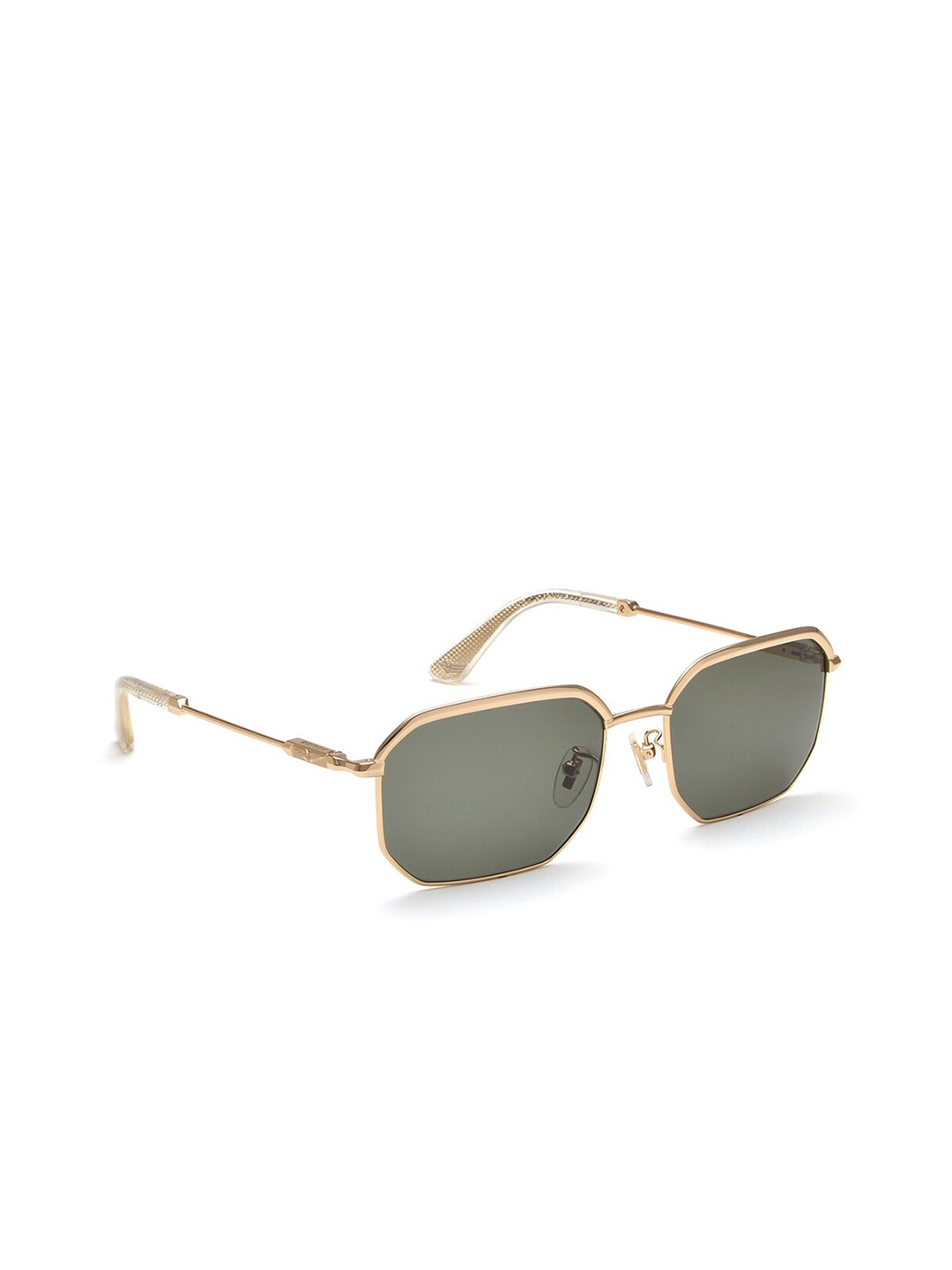 

Police Men Square Sunglasses With UV Protected Lens, Green
