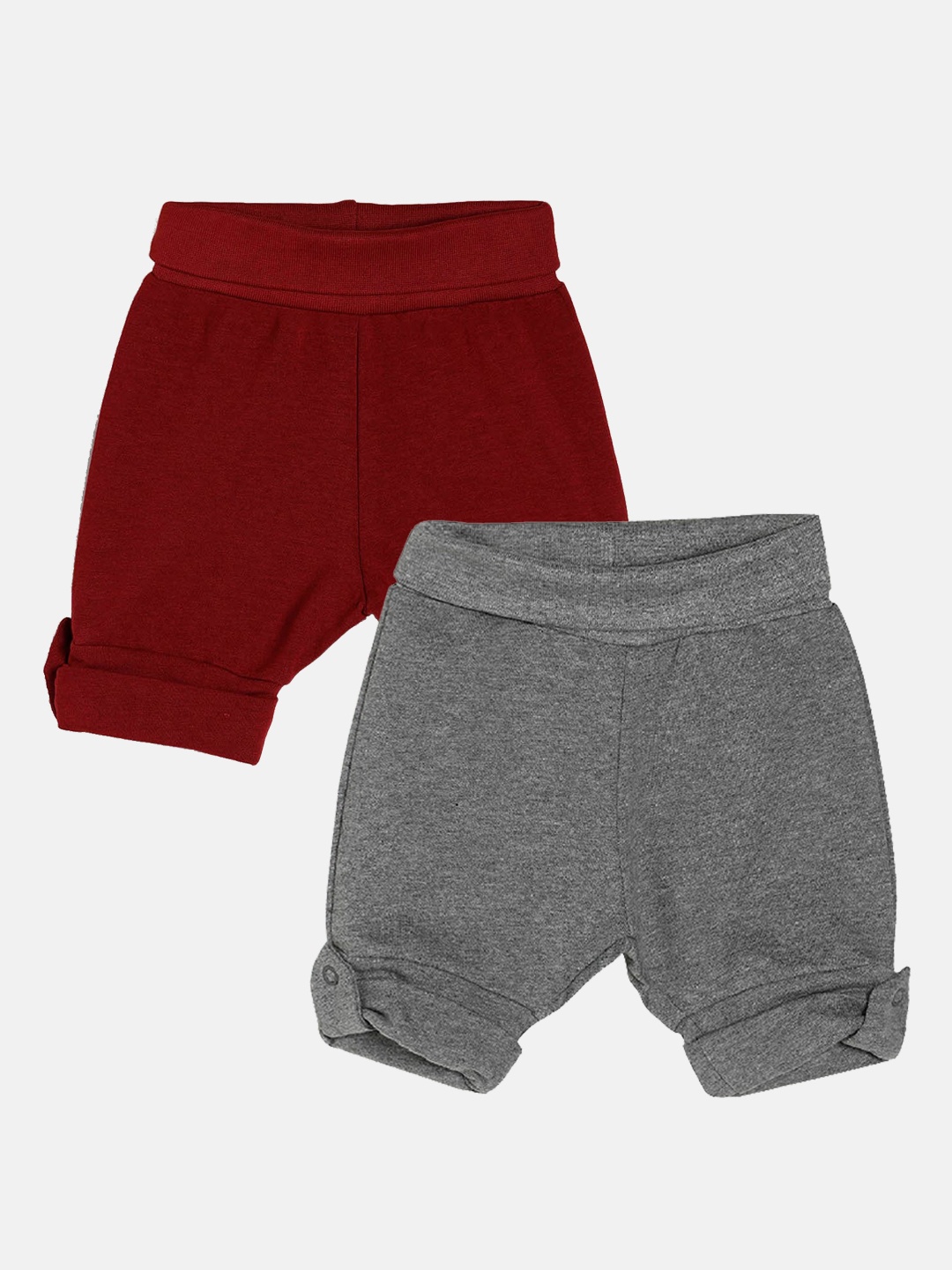 

BAESD Kids Pack of 2 Mid-Rise Shorts, Red