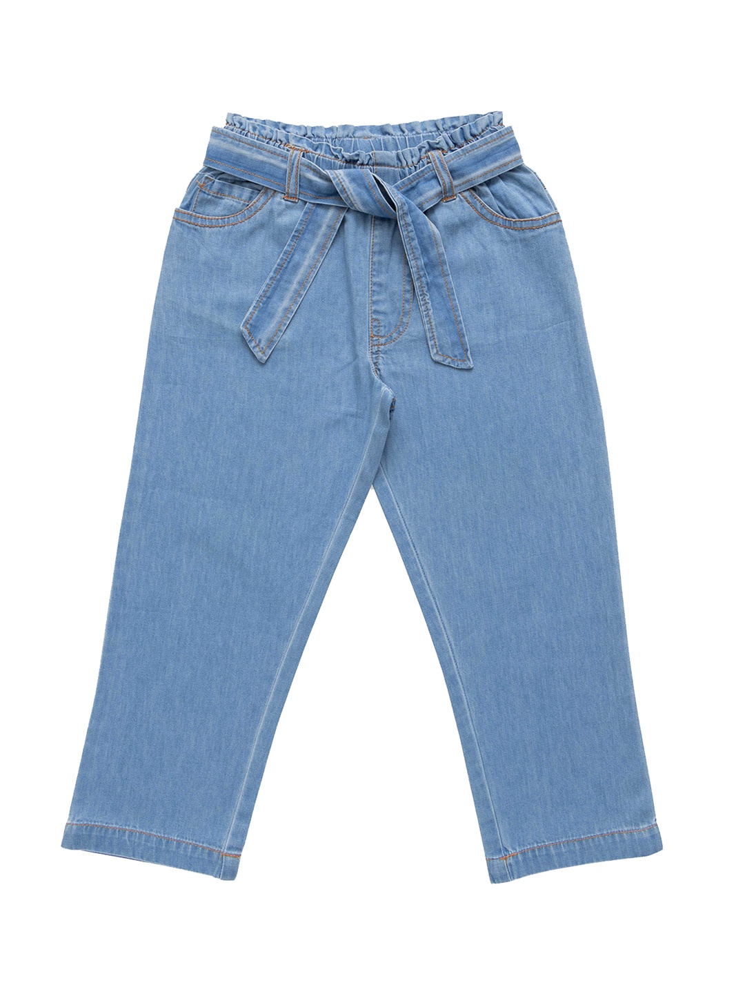

JusCubs Girls Mid-Rise Clean Look Jeans, Blue