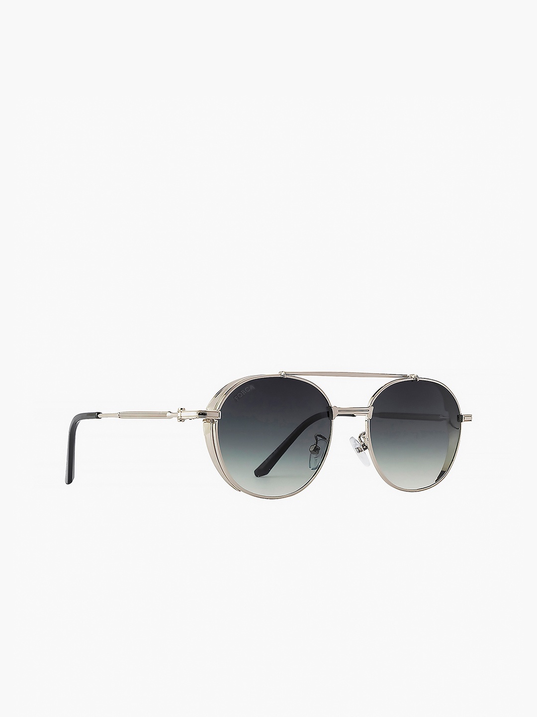 

Forca by Lifestyle Women Round Sunglasses with UV Protected Lens, Grey