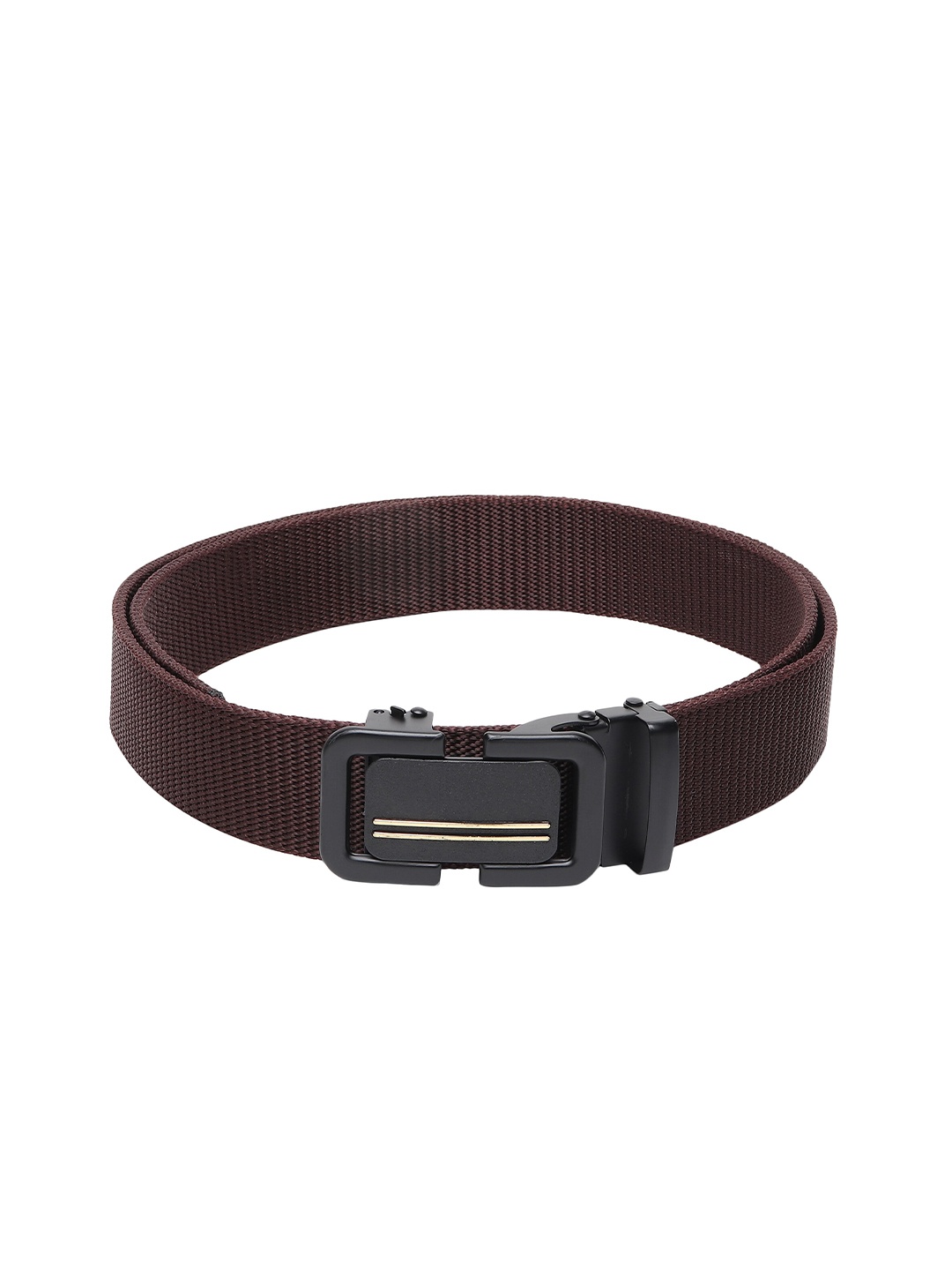 

Roadster Coffee Brown Men Woven Design Belts