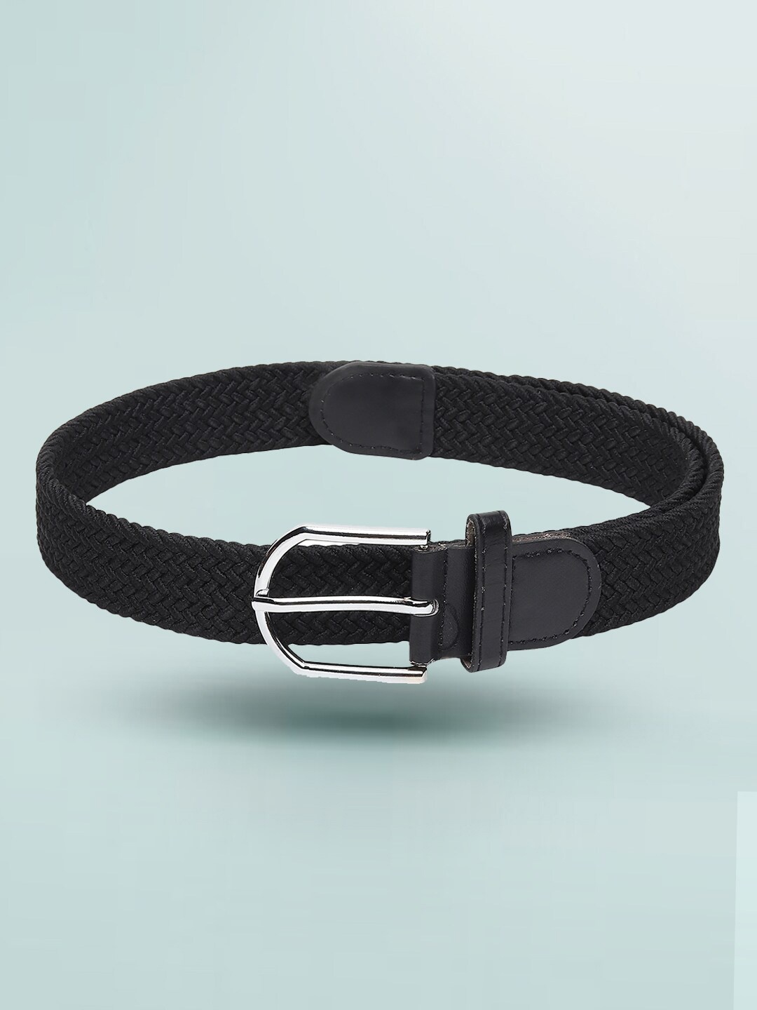 

Roadster Black Men Braided Belts