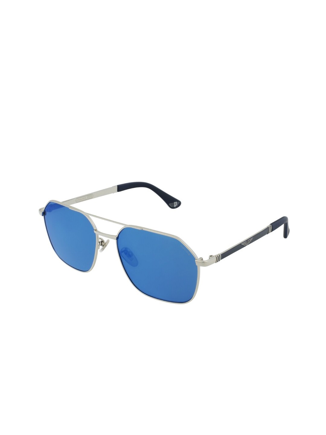 

Police Men Rectangle UV Protected Lens Sunglasses, Blue