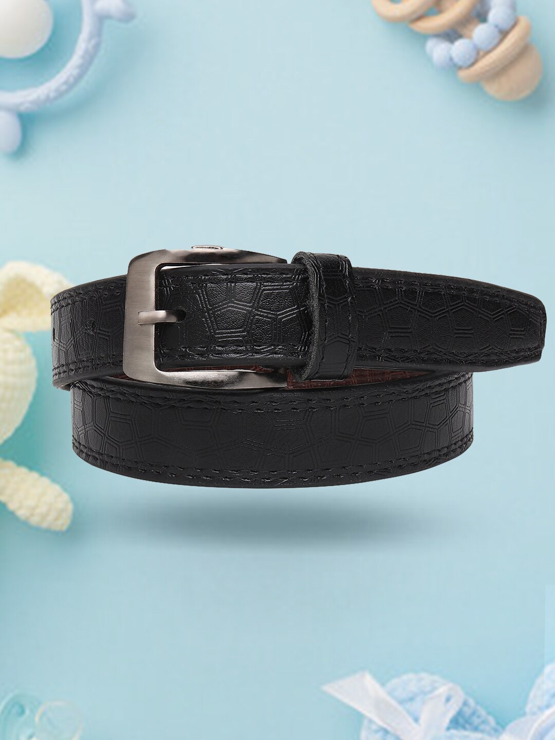 

FROGGY Kids Textured Belt, Black