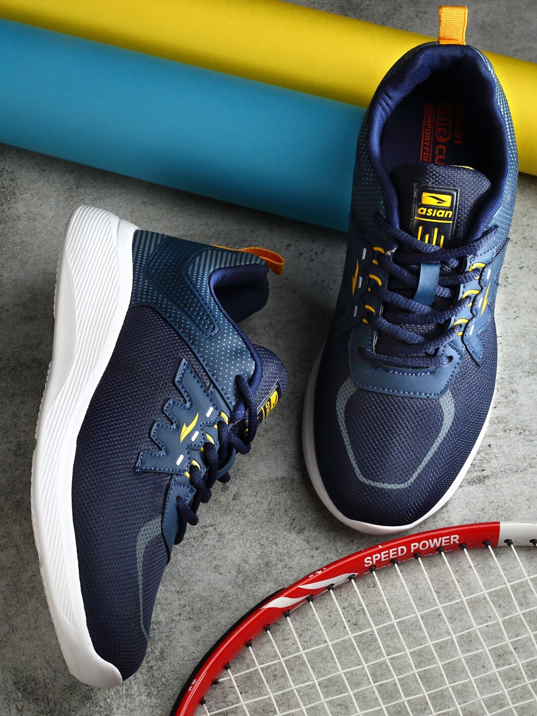 

ASIAN Men Nexon-04 Running Shoes, Navy blue