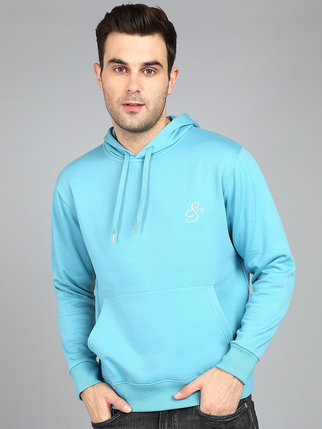 

Alan Jones Hooded Long Sleeve Sweatshirt, Blue