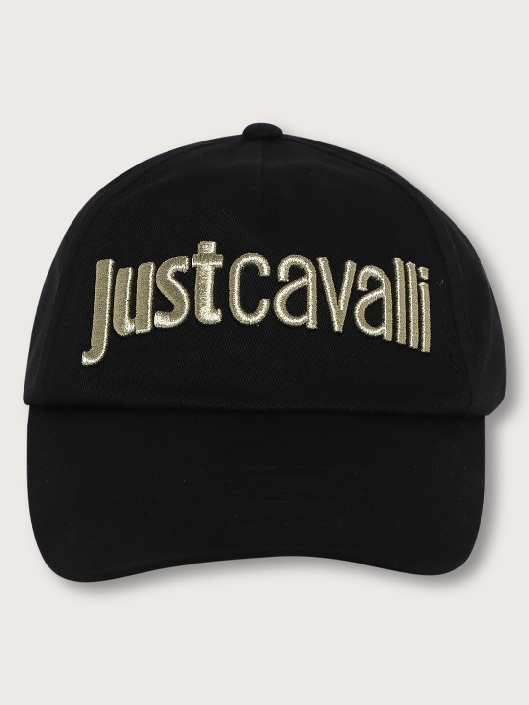 

Just Cavalli Embroidered Cotton Baseball Cap, Black