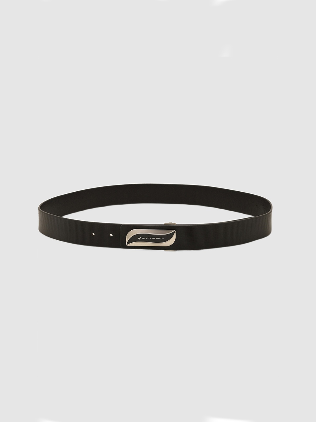 

Blackberrys Men Textured Leather Formal Belt, Black