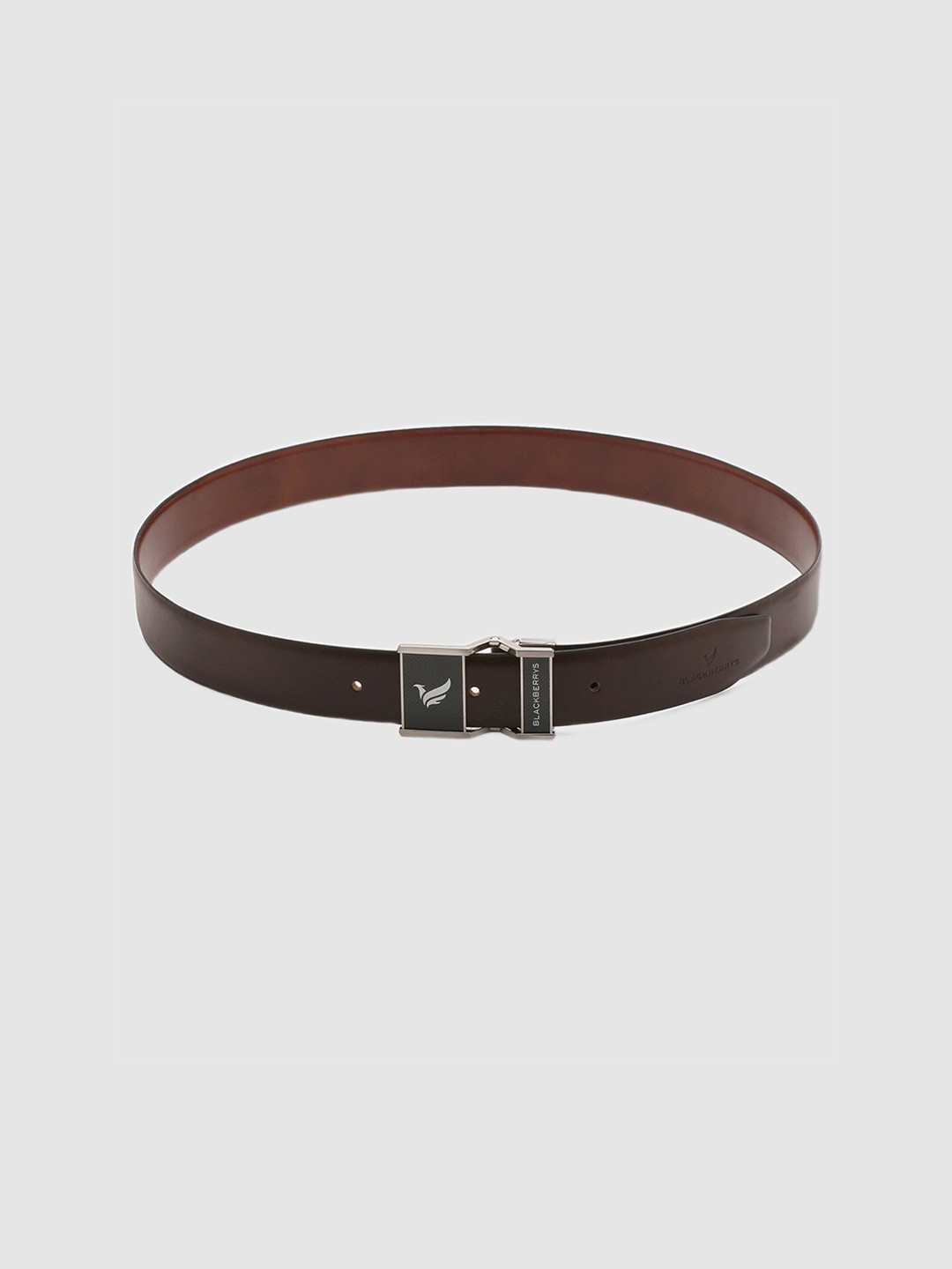 

Blackberrys Men Leather Reversible Formal Belt, Brown