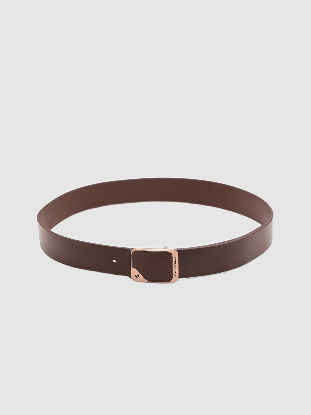 

Blackberrys Men Leather Formal Belt, Brown