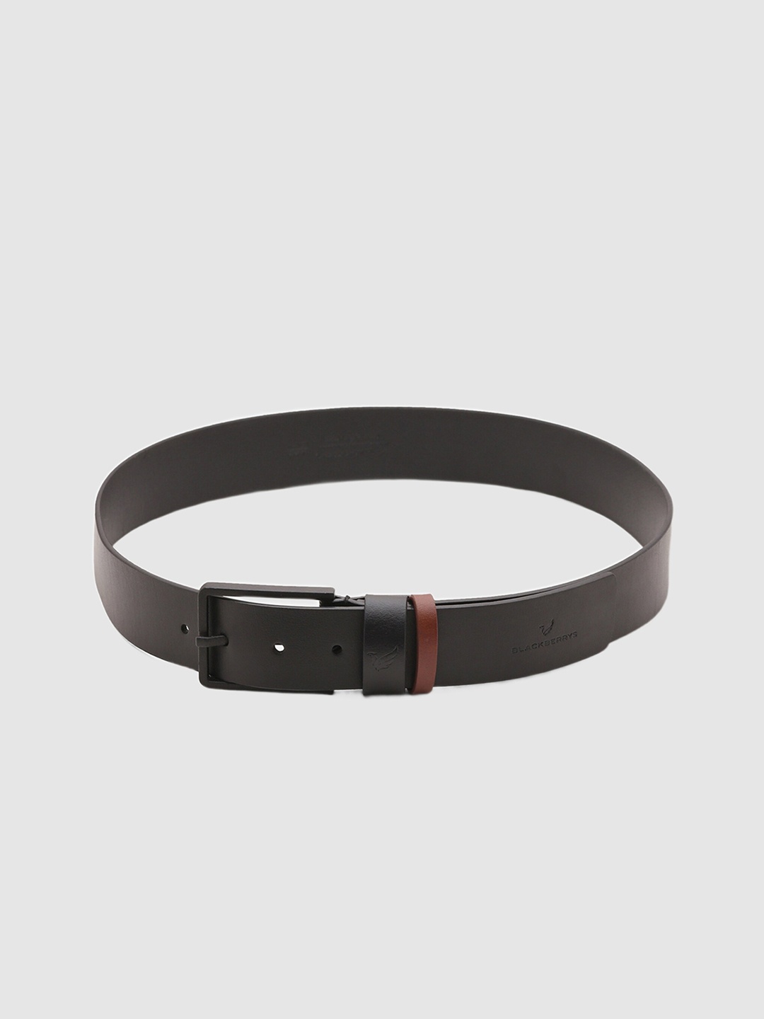 

Blackberrys Men Leather Formal Belt, Black