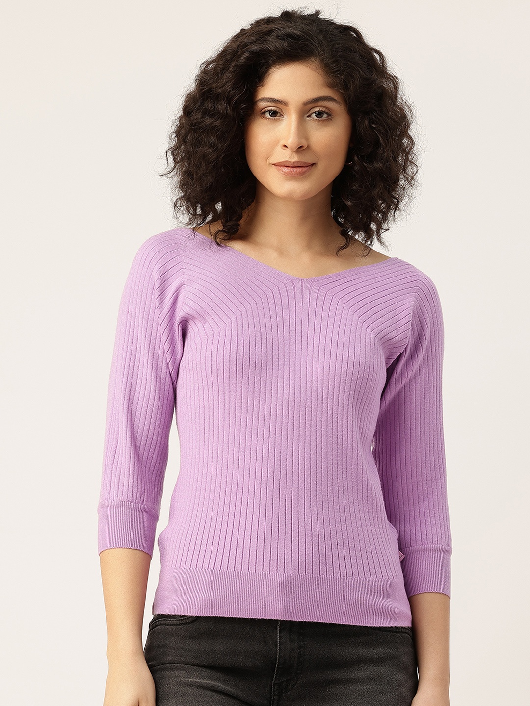 

Monte Carlo Ribbed Top, Lavender