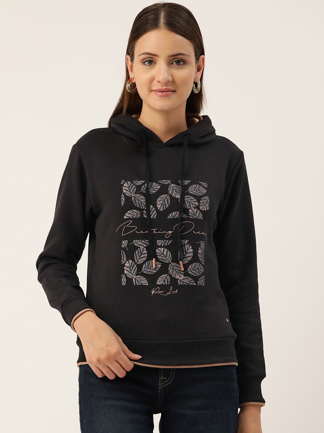 

Monte Carlo Printed Hooded Sweatshirt, Black