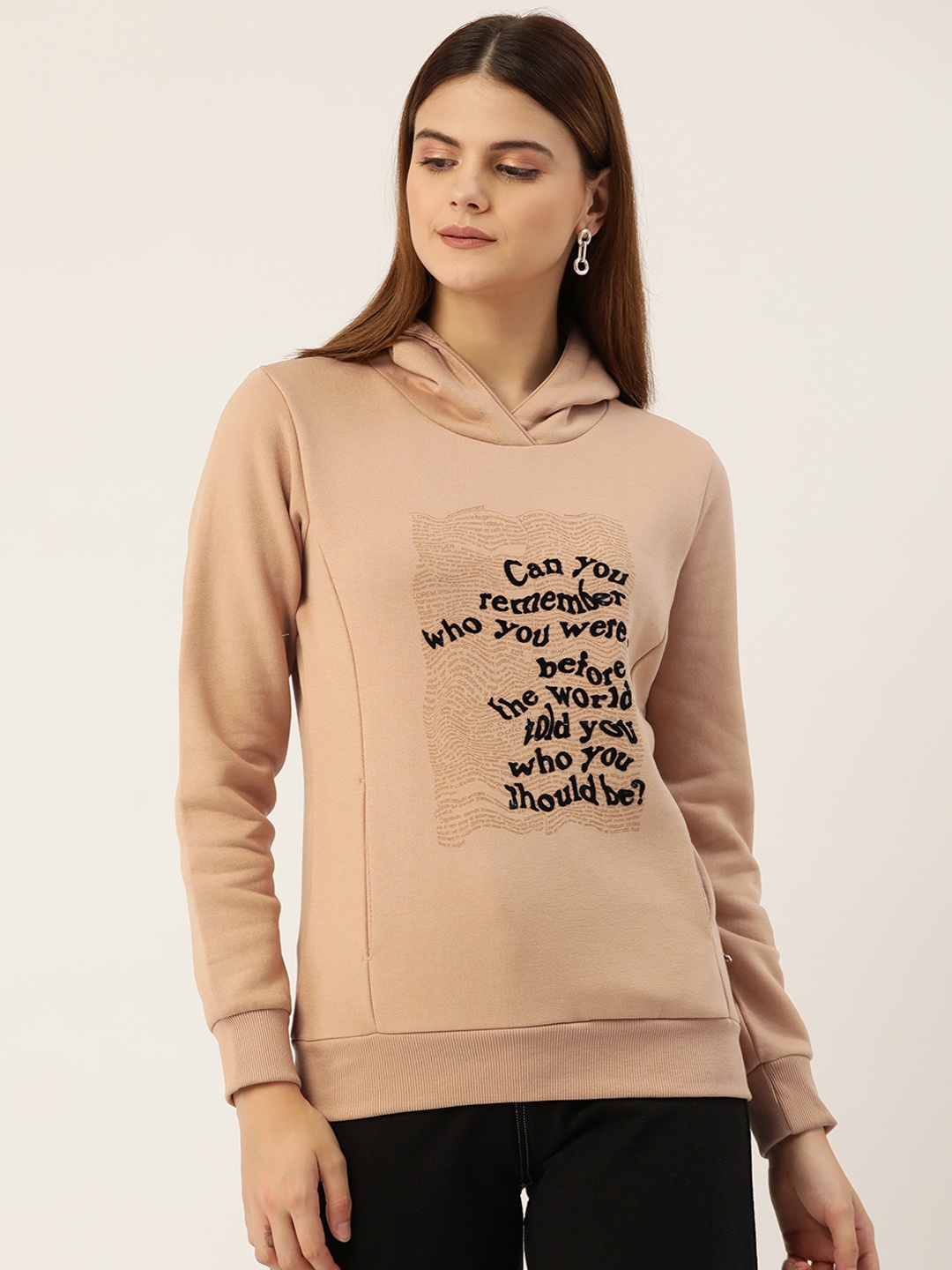 

Monte Carlo Printed Hooded Sweatshirt, Beige