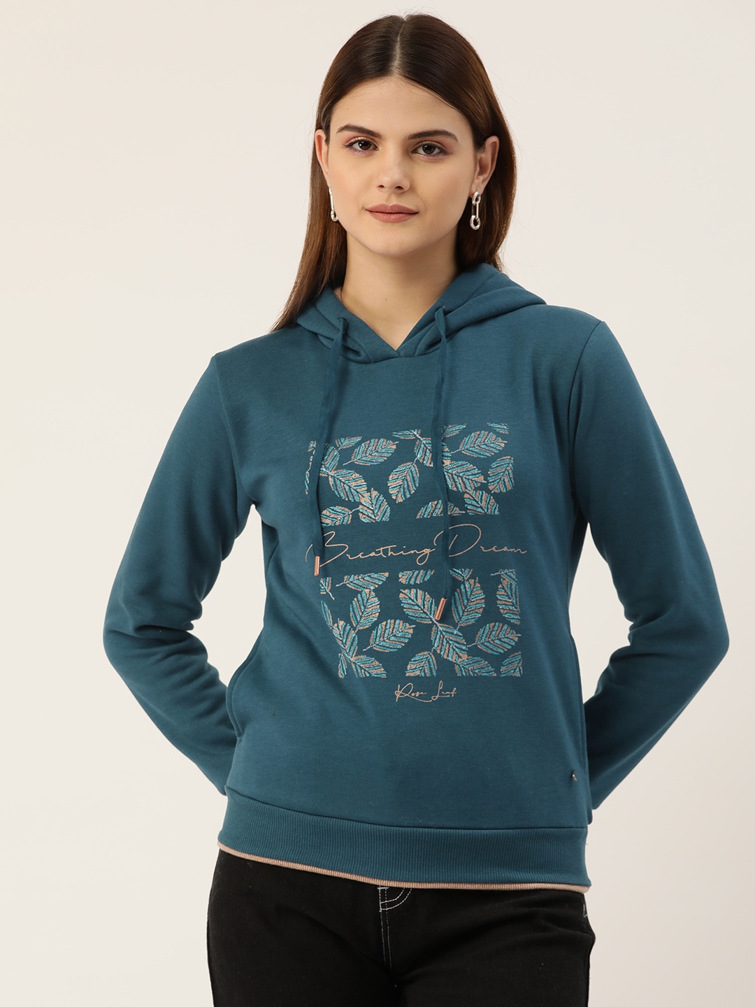 

Monte Carlo Printed Hooded Sweatshirt, Teal
