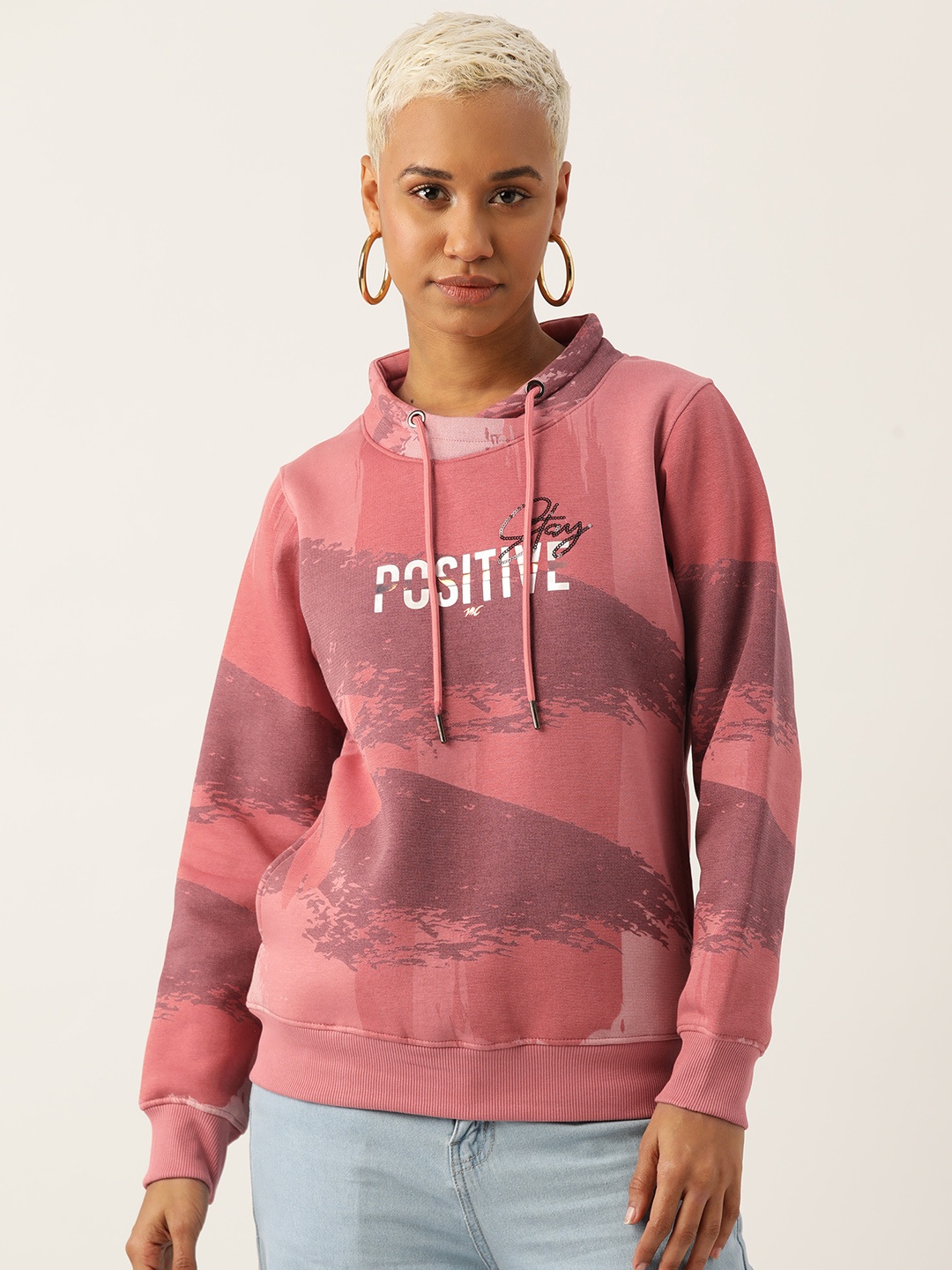 

Monte Carlo Abstract Printed Sweatshirt, Pink