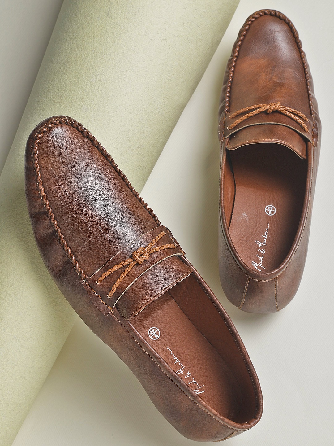 

Mast & Harbour Men Brown Loafers