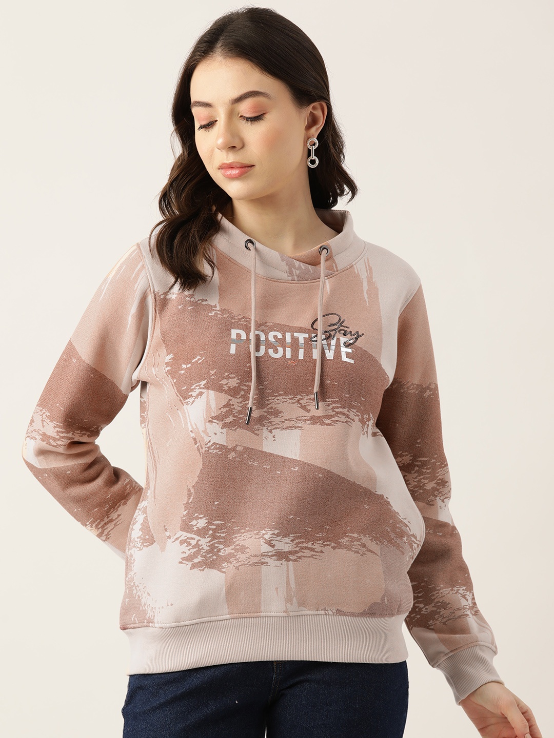

Monte Carlo Abstract Printed Sweatshirt, Beige