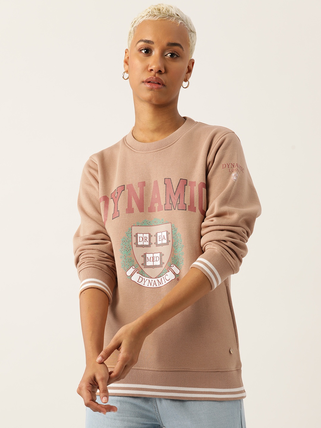 

Monte Carlo Printed Sweatshirt, Beige