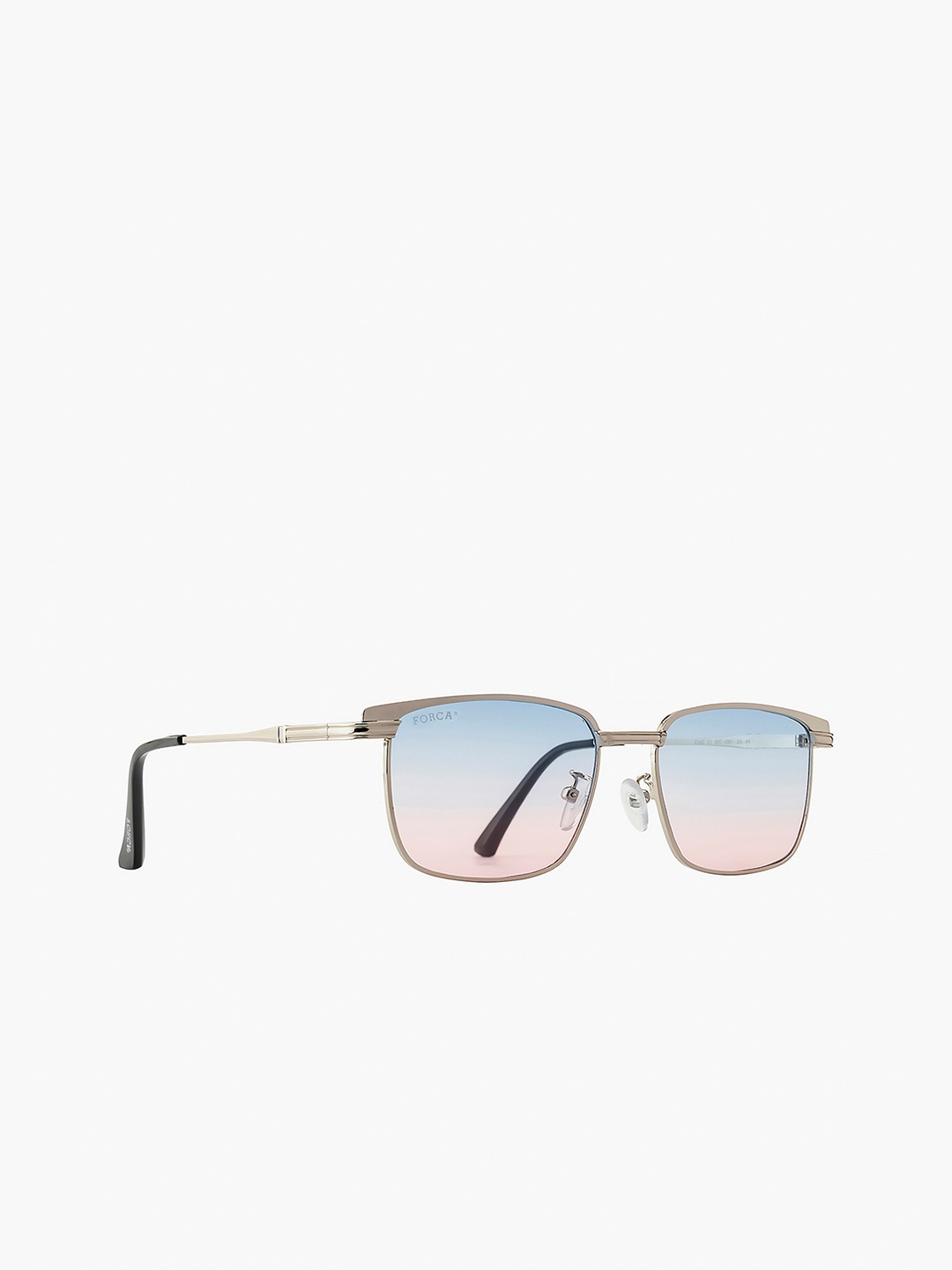 

Forca by Lifestyle Men Square Sunglasses with UV Protected Lens, Blue