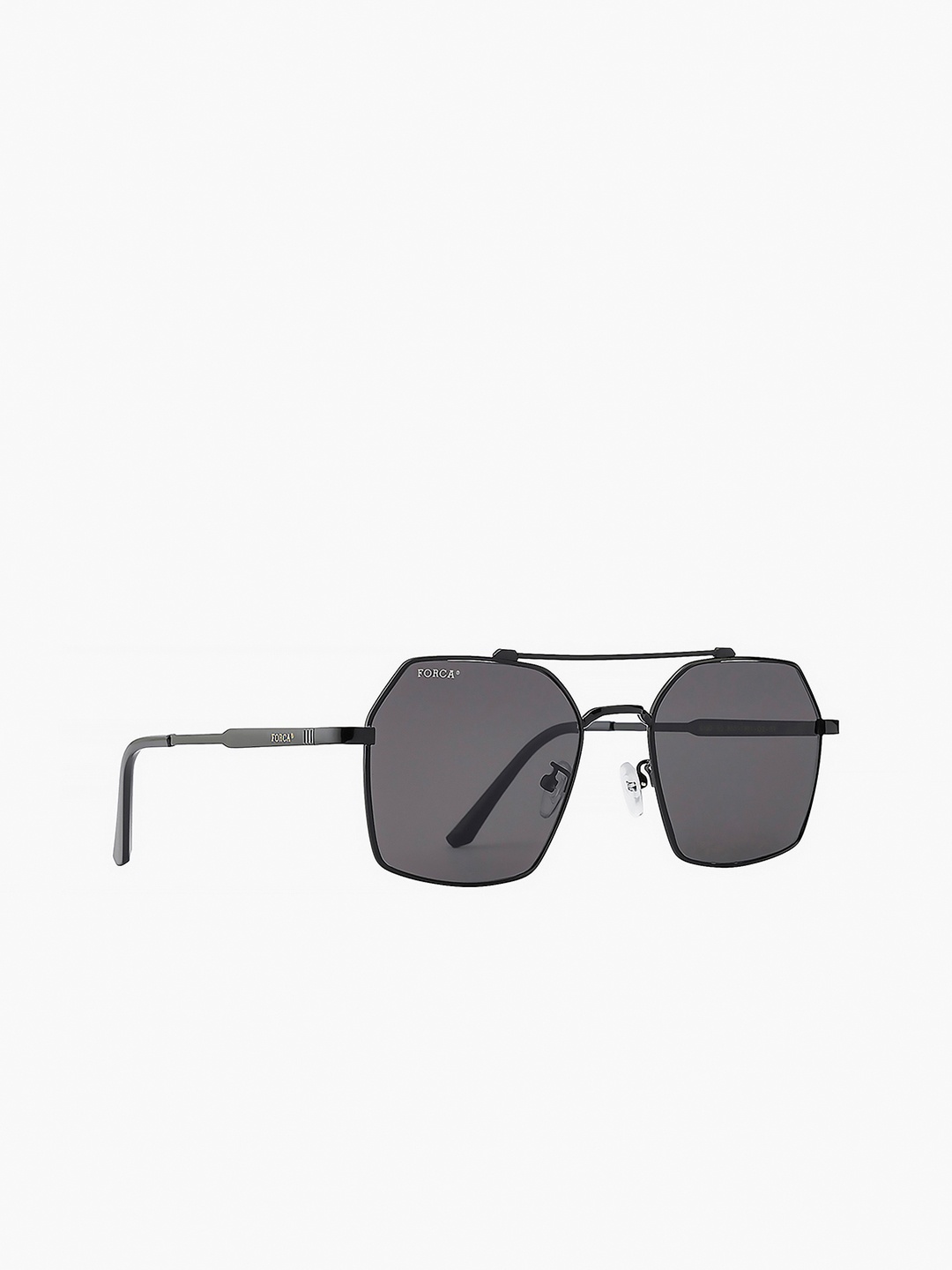 

Forca by Lifestyle Men Square Sunglasses With UV Protected Lens 1000012777727, Black