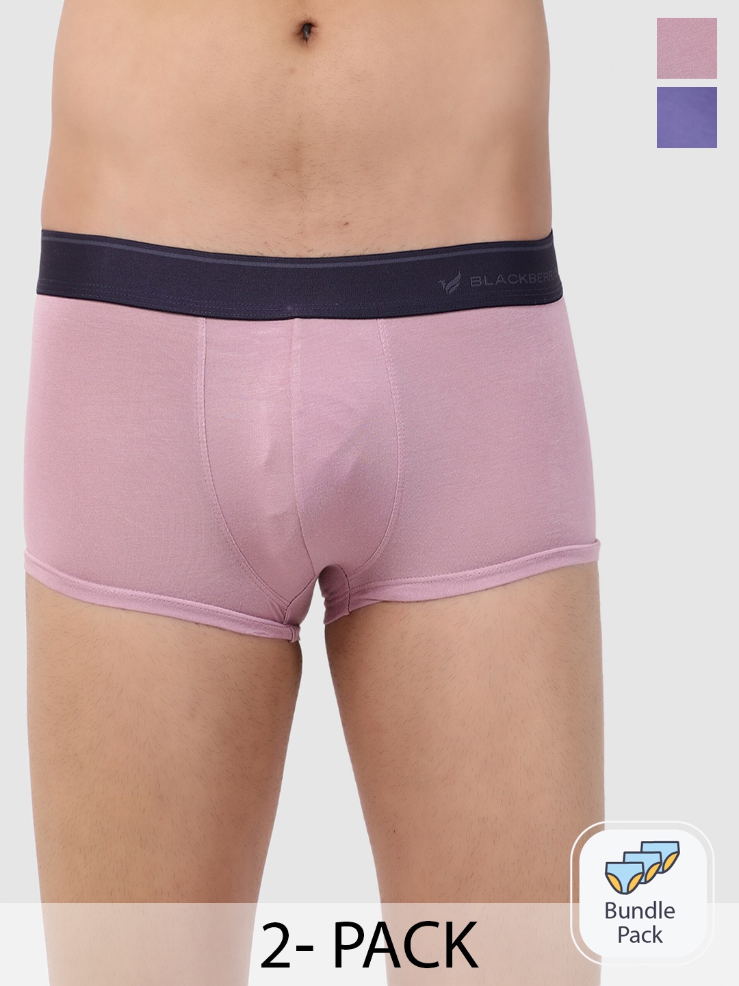 

Blackberrys Pack Of 2 Cotton Trunks ITPM0018P2SS20FX, Pink