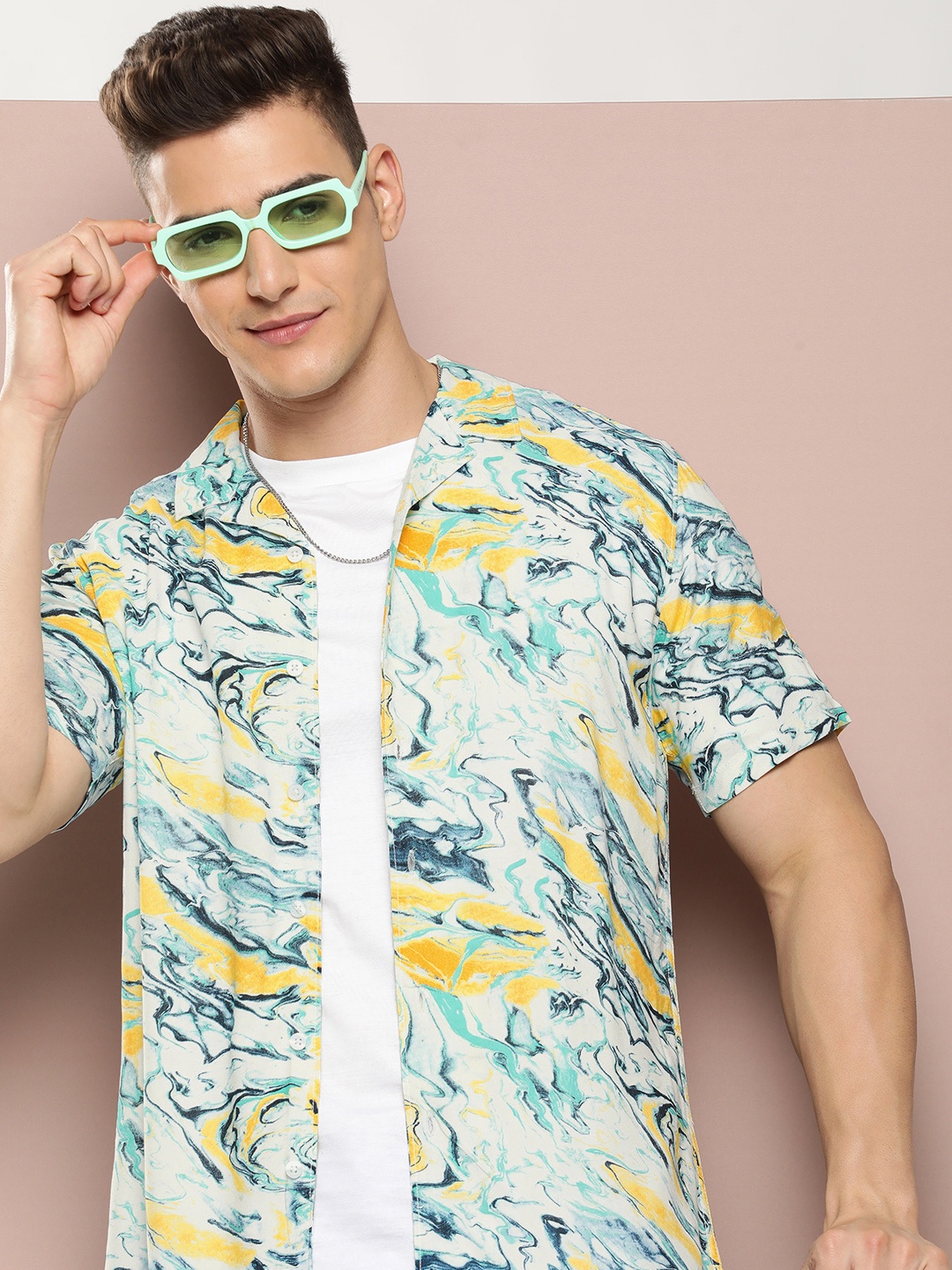 

Harvard Printed Casual Shirt, Multi
