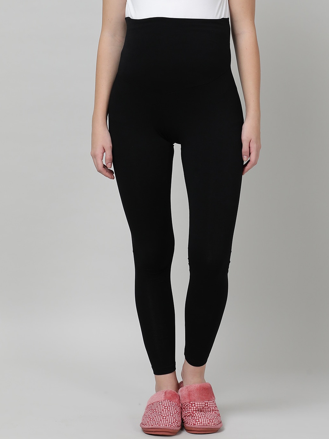 

mackly Ankle-Length Maternity Leggings, Black