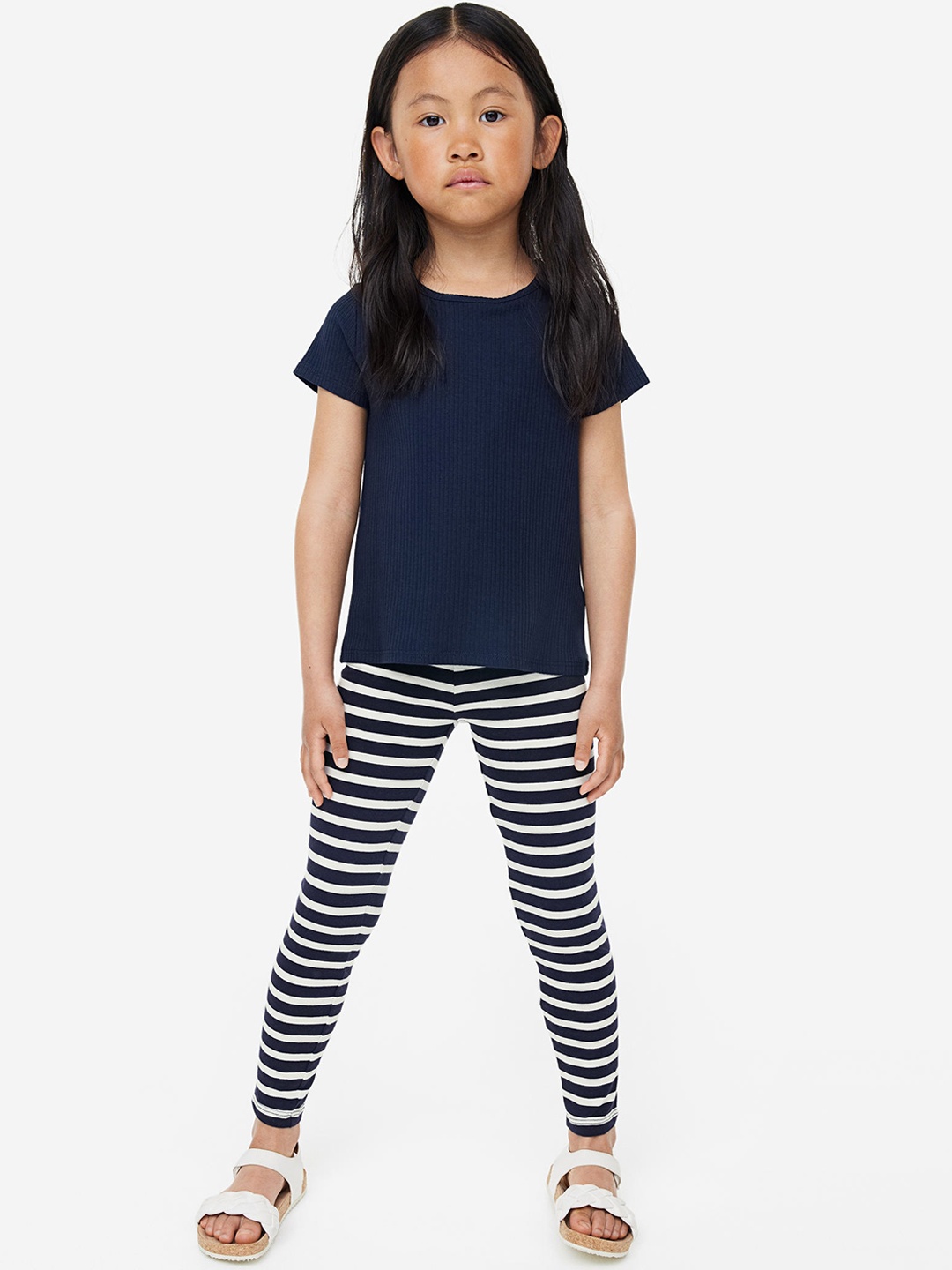 

H&M Girls Leggings, Blue