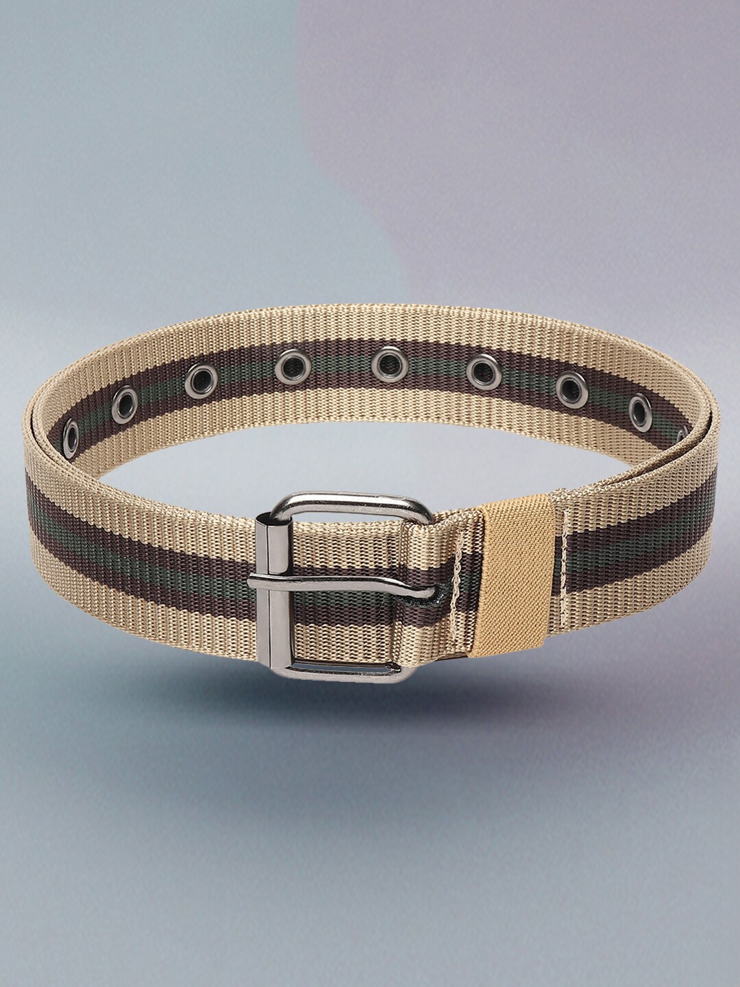 

Mast & Harbour Men Tan Textured Belt