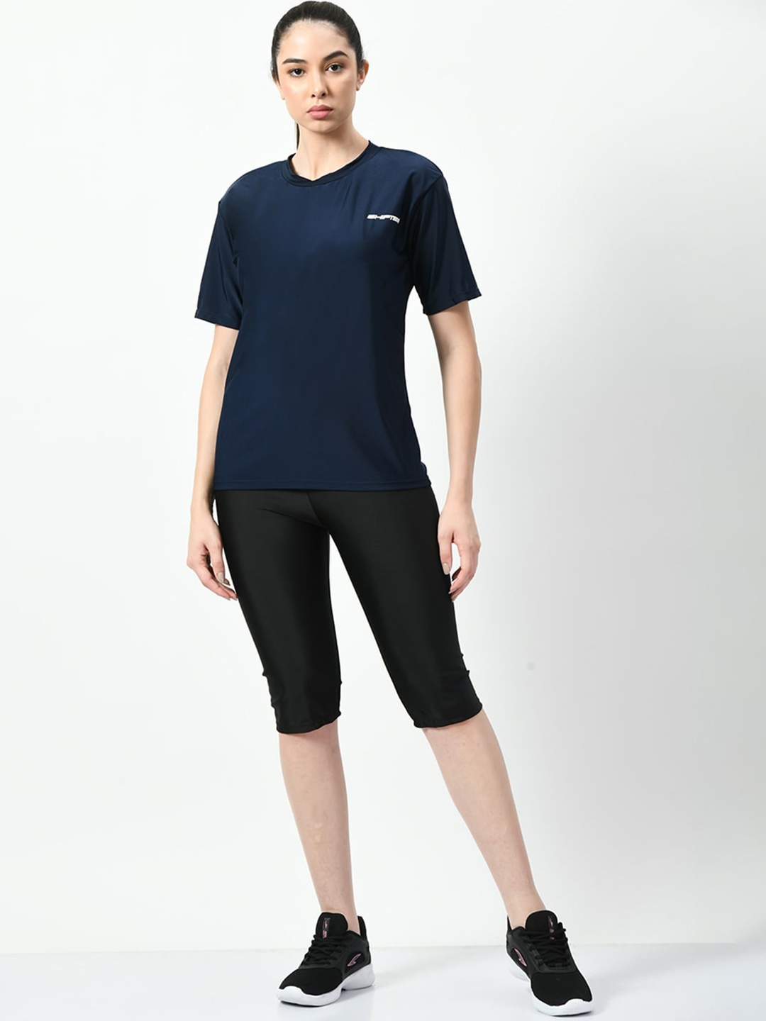 

Lebami Mid-Rise Round Neck Tracksuits, Navy blue