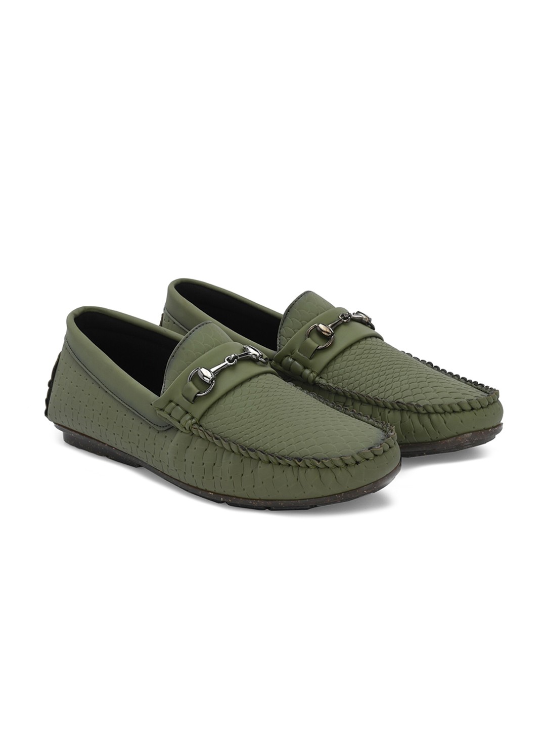 

The Roadster Lifestyle Co. Men Lightweight Casual Loafers, Olive