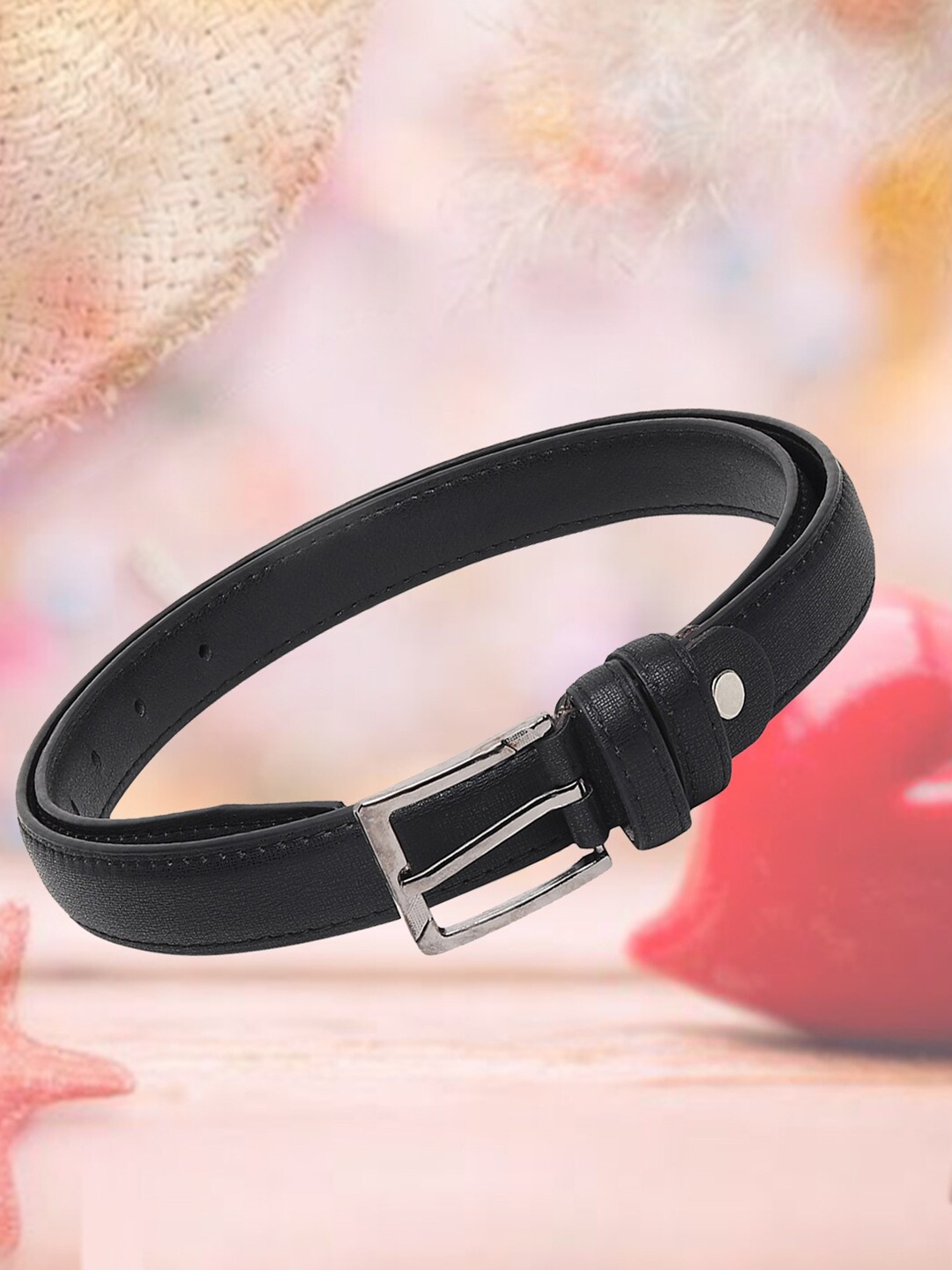 

Mast & Harbour Women Black PU Belt