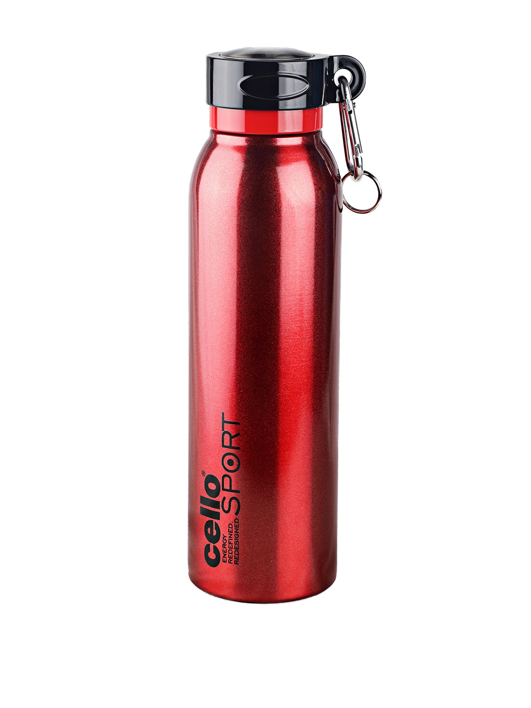 

Cello Beatle Red Stainless Steel Double Walled Water Bottle - 550 ML