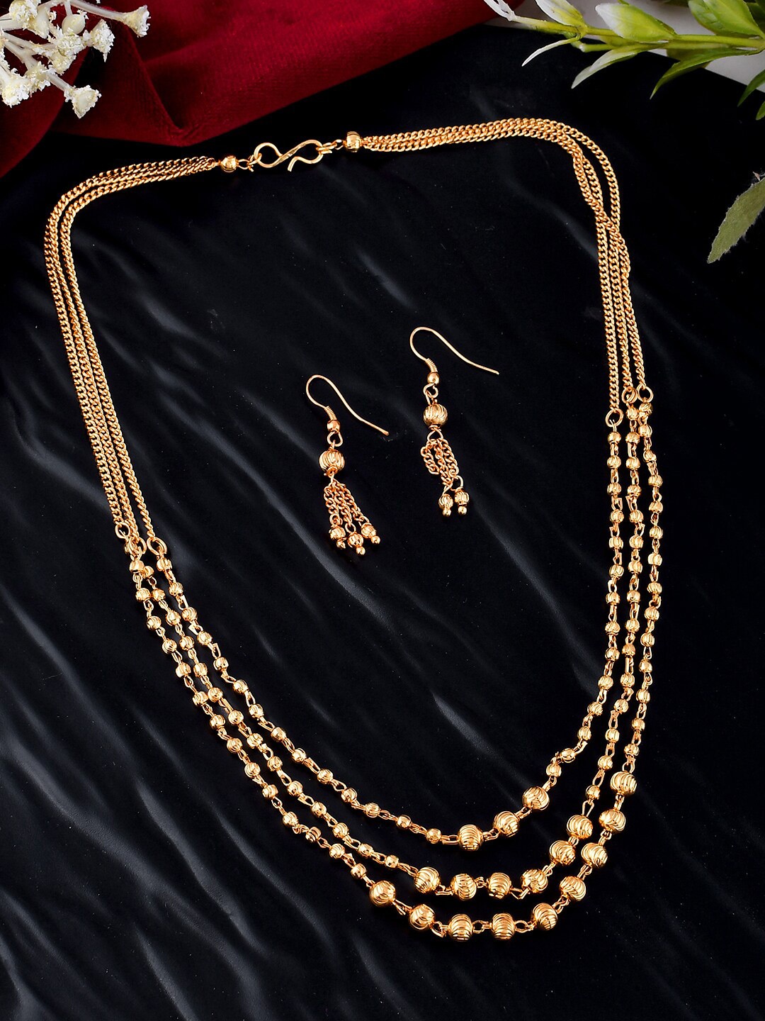 

Silvermerc Designs Gold-Plated Jewellery Set