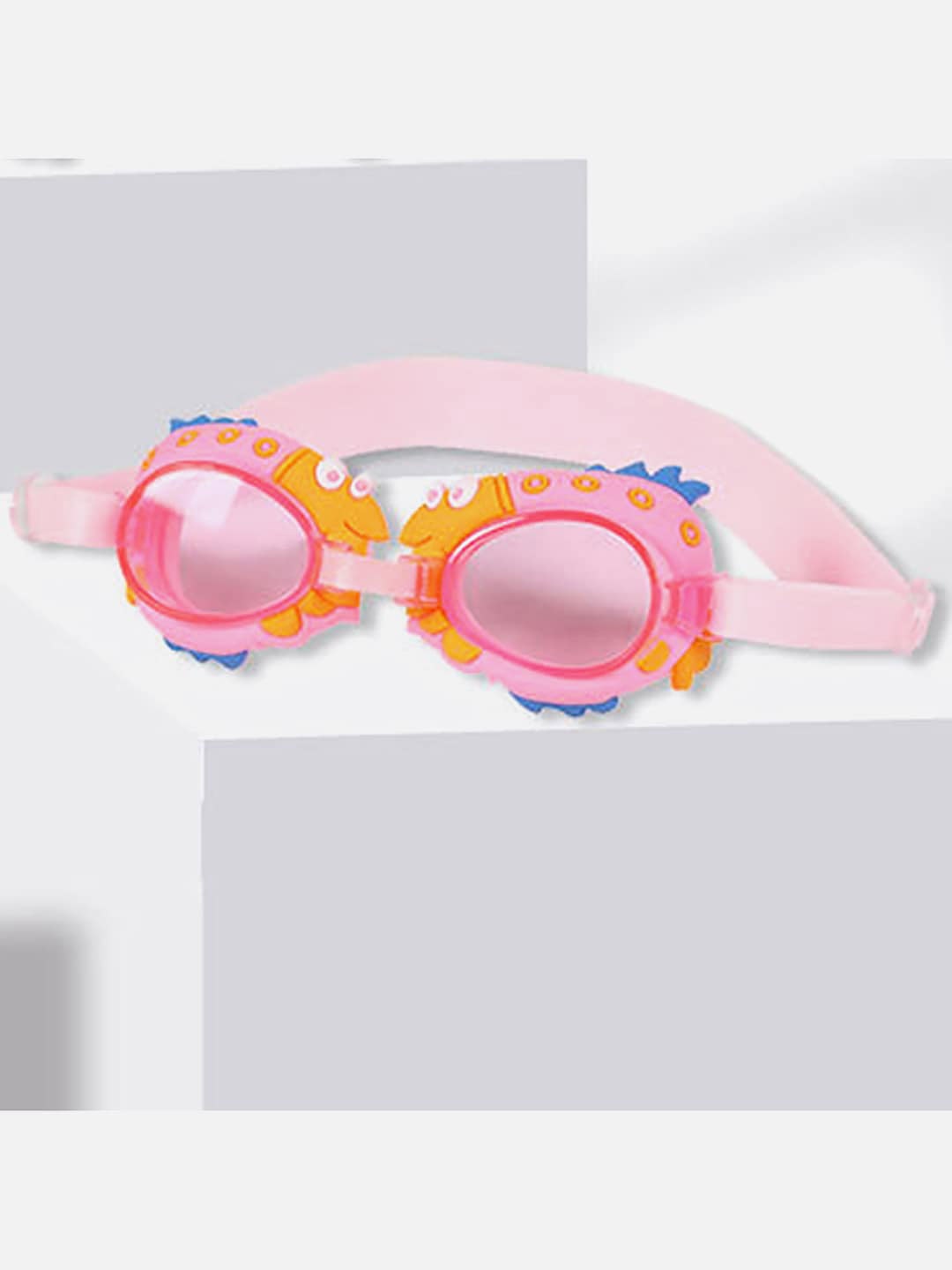 

Little Surprise Box LLP Kids UV Protected Anti-Fog Swimming Goggles, Pink