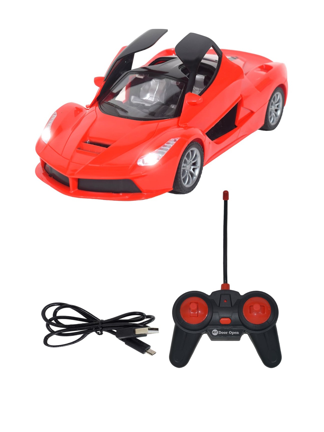 

WISHKEY Kids RC Car Toy Vehicle, Red