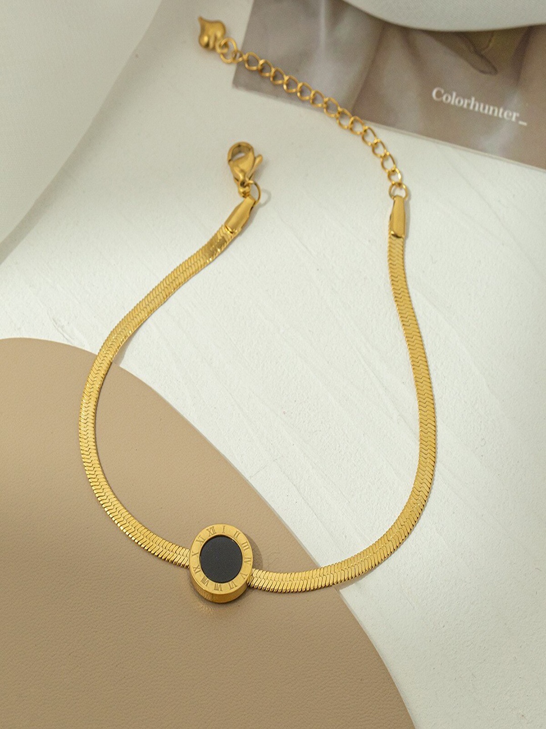 

MYKI Gold-Plated CZ Stoned Jewellery Set